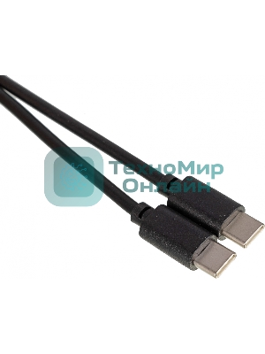 Кабель USB Type-C (m)-USB Type-C (m) 1м черный