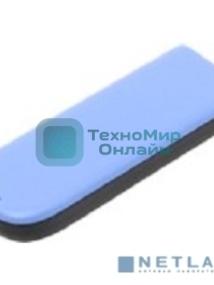 Флешка USB ADATA UV128 (AUV128-64G-RBE), 64Gb, USB 3.0, R/W 100/30, черный/синий