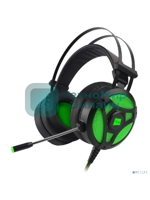 Гарнитура проводная Игровые Harper Gaming Hellfire GHS-X10 черный/зеленый