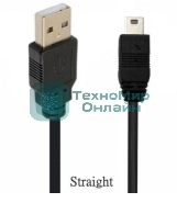 Кабель USB Type A на Mini USB прямой 1,5 м