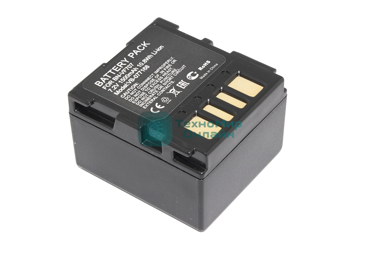 Аккумуляторная батарея для видеокамеры JVC GR-D (BN-VF707) 7.2V 1500mAh Li-ion