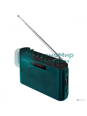 Радиоприемник Perfeo цифровой ТАЙГА FM+ 66-108МГц/MP3/встроенный аккум,USB/морской синий (I170BL) PF_C4942
