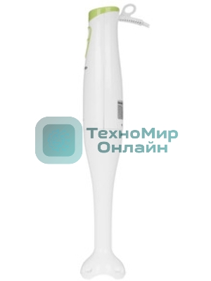 Блендер погружной Blackton Bt HB400P белый/зеленый, 400 Вт, 2 скорости, турбо