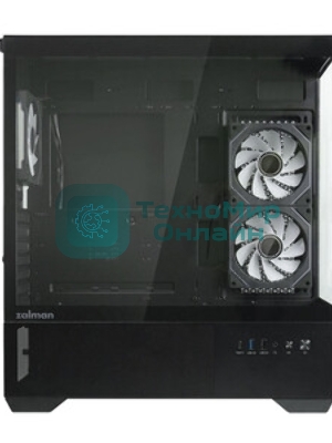 Компьютерный корпус ZALMAN CHRONIX V2, ATX, BLACK, WINDOW, 1xCombo (3.5’’ or 2.5’’), 1x3.5’’HDD, 2x2.5’’SSD, 1xUSB2.0, 1xUSB3.0, 1xUSB Type-C, SIDE 2x120мм ARGB, REAR 1x120мм ARGB