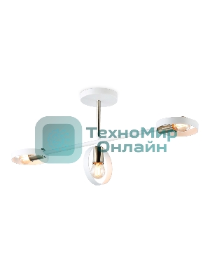 Светильник Ambrella light TR8228/3 WH/SB белый/бронза E27/3 max 40W 660*165*300