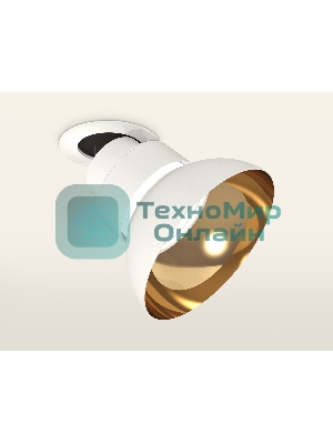 Светильник Ambrella Light XM8101601 SWH/PYG/CL белый песок/золото желтое полированное/прозрачный GX53