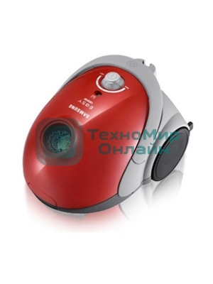 Пылесос Samsung VCC5251V3R 1800Вт, красный 410/1800 Вт, уборка сухая, пылесборник мешок, контейнер 2л