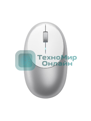 Мышь беспроводная Satechi M1 серебристый, 1200 dpi, Bluetooth, кнопки - 3