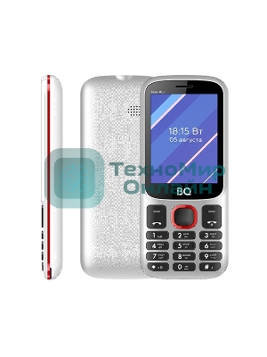 Мобильный телефон BQ 2820 Step XL+ белый/красный