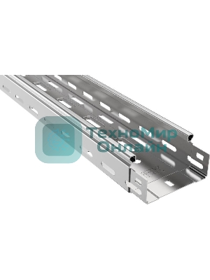 Лоток листовой перфорированный 100х50 L3000 сталь 0.7мм IEK CLP10-050-100-3