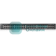 Коммутатор гибридный L2 Zyxel NebulaFlex Pro GS2210-50, rack 19