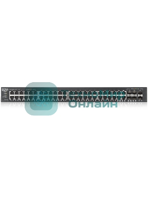 Коммутатор гибридный L2 Zyxel NebulaFlex Pro GS2210-50, rack 19