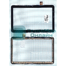 Сенсорное стекло (тачскрин) DY10218(V2), черное