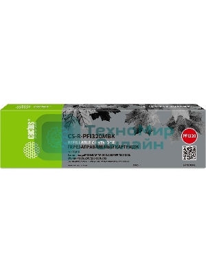 Картридж перезаправляемый струйный Cactus CS-R-PFI320MBK PFI-320 черный матовый (260мл) для Canon imagePROGRAF TM-200/200MFP/205/300/300MFP/305/250/255/350/355 без чипа