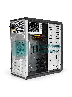 Компьютерный корпус Minitower ExeGate BA-203U-UNS350 (mATX, БП UNS350 с вент. 12см, 3хUSB+1хUSB 3.0, аудио, черный)
