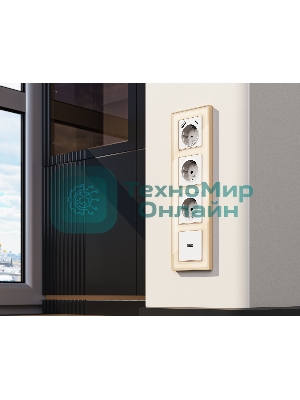 Комплект механизма розетки HDMI 2.0 ALFA Белый матовый 40V/500mA 2.0GHz 5-18Gbit/s QUANT (AP1340, VM222) MA134010