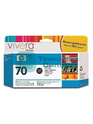 Картридж струйный HP №70 C9449A фото черный для HP DJ Z2100/Z3100 (130мл)