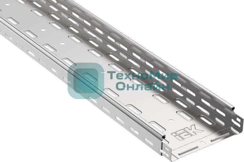 Лоток листовой перфорированный 150х50 L3000 сталь 0.7мм IEK CLP10-050-150-3