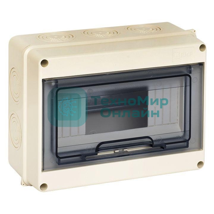 Щит распред. EKF Pb65-n-pg-8 навесной ЩРН-ПГ- 8 (147х203х89) IP65 EKF PROxima