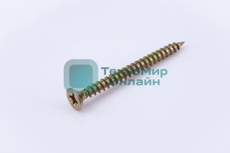 Саморез универсальный 3.5х30 желт. цинк (уп.200шт) коробка СТРОЙМЕТИЗ UTORM2140453