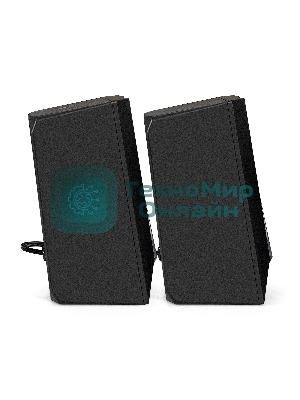 Акустическая система 2.0 ExeGate EX289688RUS Accord 240 (питание USB, 2х3Вт (6Вт RMS), 60-20000Гц, черный, RGb подсветка)