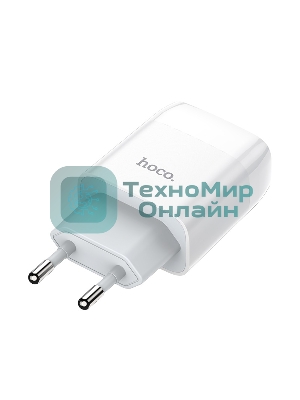 Сетевое зарядное устройство 1 USB/HOCO HC-12899 C72A/Выход: 10.5W/белый