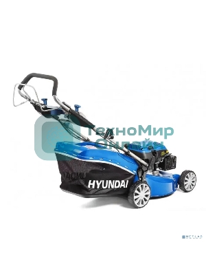 Бензиновая газонокосилка HYUNDAI L4620 двигатель Hyundai ICV145,4-х такт, 3.8 л.с./145 см3, Ширина среза 45,7 см, Высота среза 25-75 мм, 23,5 кг