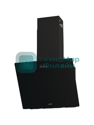 Вытяжка каминная Gorenje WHI626E6B черный/серый, 60 см, 678 куб. м/ч, 65 дБ