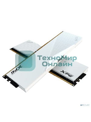 Оперативная память XPG Lancer, DDR5, 32GB (2x16GB), 6400MHz, CL32, DIMM, с радиаторами, белый