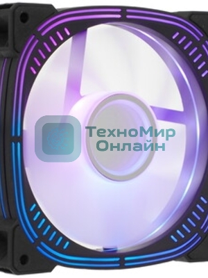 Вентилятор для корпуса Formula Nulight 12WH RGb 120х120x25 белый 3-pin 4-pin (Molex) 19.06дБ (NULIGHT 12WH FR) Ret