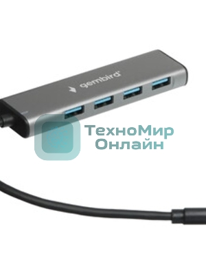 USB-концентратор Gembird UHB-U3P7-02, USB Type-C 3.1, 7хUSB, USB Type-C