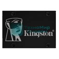 Накопитель SSD Kingston KC600, 256Gb, SATA III, 2.5
