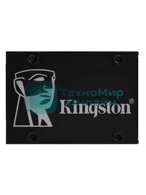 Накопитель SSD Kingston KC600, 256Gb, SATA III, 2.5