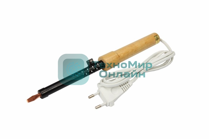 Паяльник Rexant ЭПСН 220В 25Вт дерев. ручка ПД