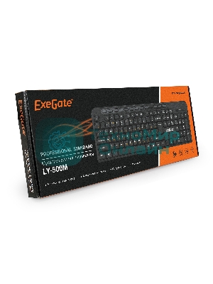 Клавиатура проводная ExeGate Multimedia Professional Standard LY-500M (EX286177RUS) проводная, USB, черный