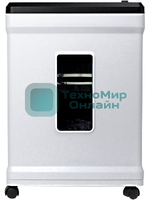 Шредер ГЕЛЕОС УМ26-4, (DIN P-4), фрагмент 3,9х35мм, 14-17 лист (70г/м2), CD/пл.карты/скрепки/скобы, 26 литров