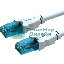 Патч-корд Vention прямой UTP cat.5е, RJ45 - 5м. Серый VAP-A10-S500