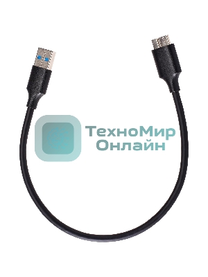 Кабель соединительный Telecom TUS712-0.3M USB3.0 Am-MicroBm 0.3m Telecom (TUS712-0.3M)
