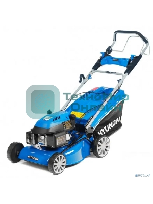 Бензиновая газонокосилка HYUNDAI L4620 двигатель Hyundai ICV145,4-х такт, 3.8 л.с./145 см3, Ширина среза 45,7 см, Высота среза 25-75 мм, 23,5 кг
