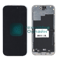 Дисплей (модуль) для Apple iPhone 15 Pro в сборе с тачскрином, черный (OR)