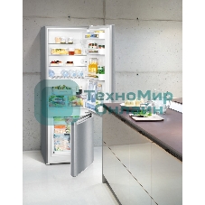 Холодильник Liebherr CUELE 2831-26 001 серебристый двухкамерный 212/53л морозилка снизу