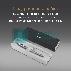 Ручка шариковая Parker Jotter Monochrome XL SE20 (CW2122756) Stainless Steel, M, синие чернила, подарочная коробка