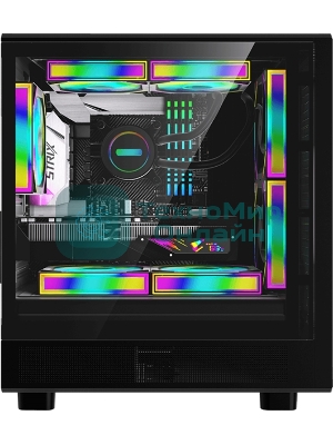Компьютерный корпус Aerocool/Formula Air Mesh G2 черный без БП mATX 3x120мм 2xUSB 3.0 audio