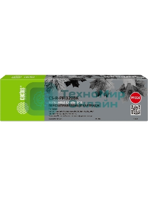 Картридж перезаправляемый струйный Cactus CS-R-PFI320BK PFI-320BK черный (260мл) для Canon imagePROGRAF TM-200/200MFP/205/300/300MFP/305/250/255/350/355