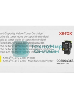 Картридж лазерный Xerox C310 желтый 2K (006R04363)