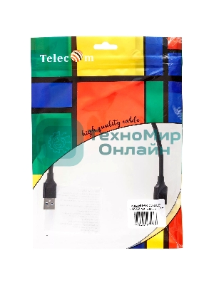 Кабель соединительный Telecom TUS712-0.3M USB3.0 Am-MicroBm 0.3m Telecom (TUS712-0.3M)