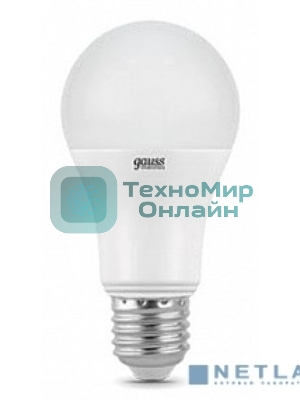Лампа cветодиодная Gauss LED Elementary Арт. 23229A60 20W E27 4100K 1/10/40 груша