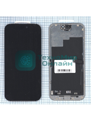 Дисплей (модуль) для Apple iPhone 15 Pro в сборе с тачскрином, черный (OR)