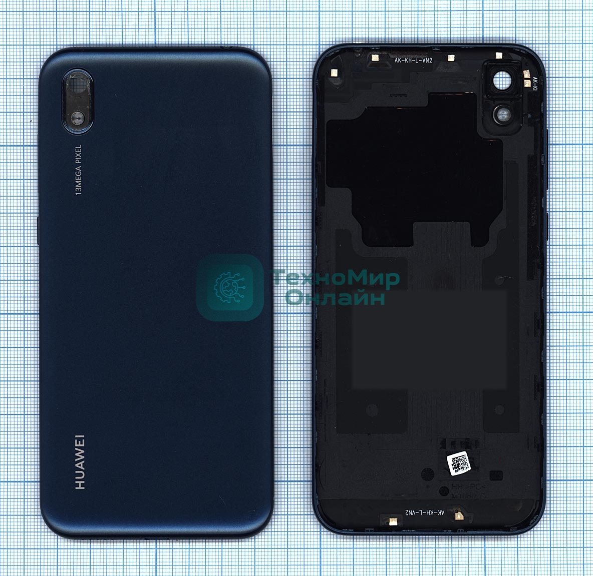 Задняя крышка для Huawei Y5 2019 синяя