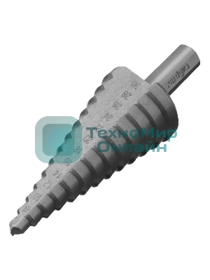 Сверло ступенчатое по металлу Сибртех 6-8-10-12-14-16-18-20-22-24-26-28-30 мм, 4241